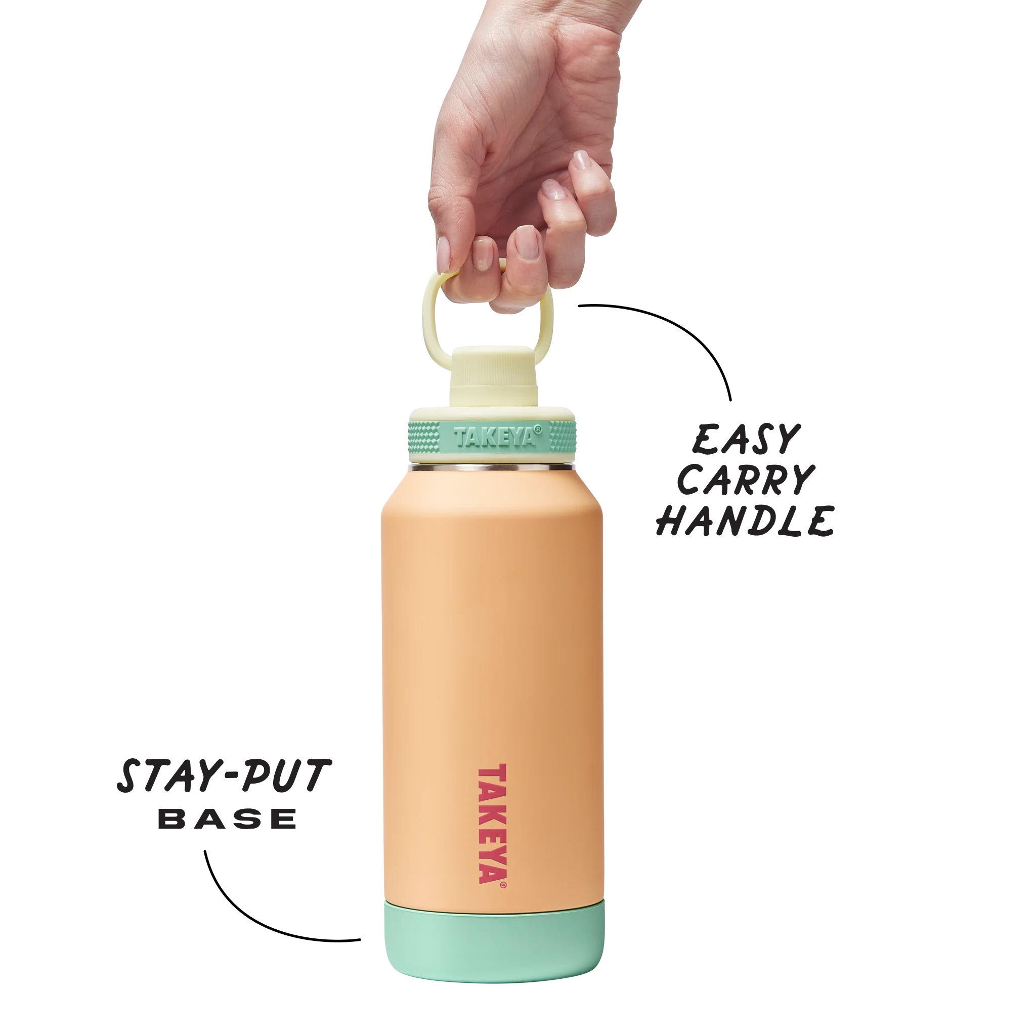 Sport Soft Touch Water Bottle With Spout Lid - Image 3