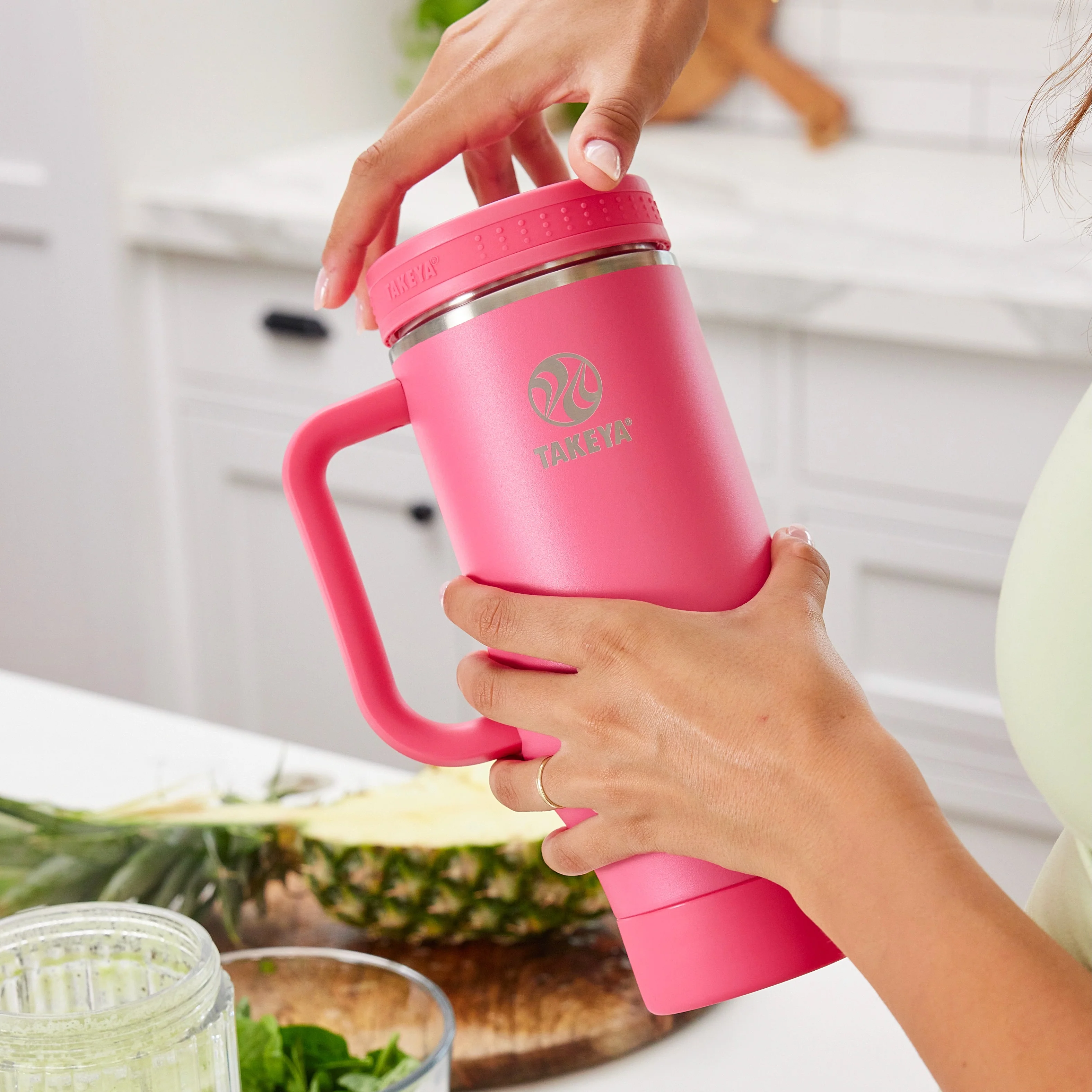 Straw Tumbler With Handle - Image 22