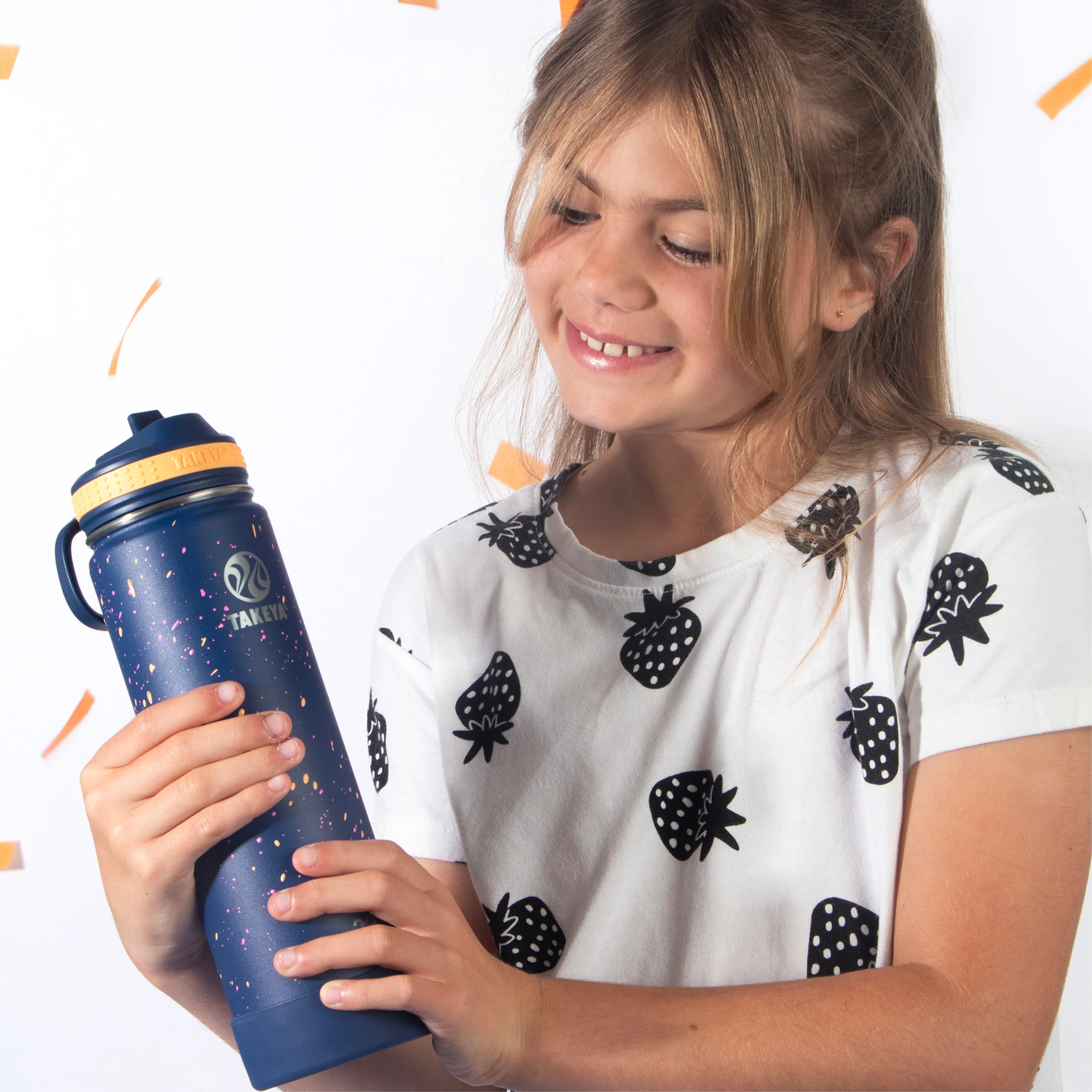 Actives Water Bottle With Straw Lid - Image 105