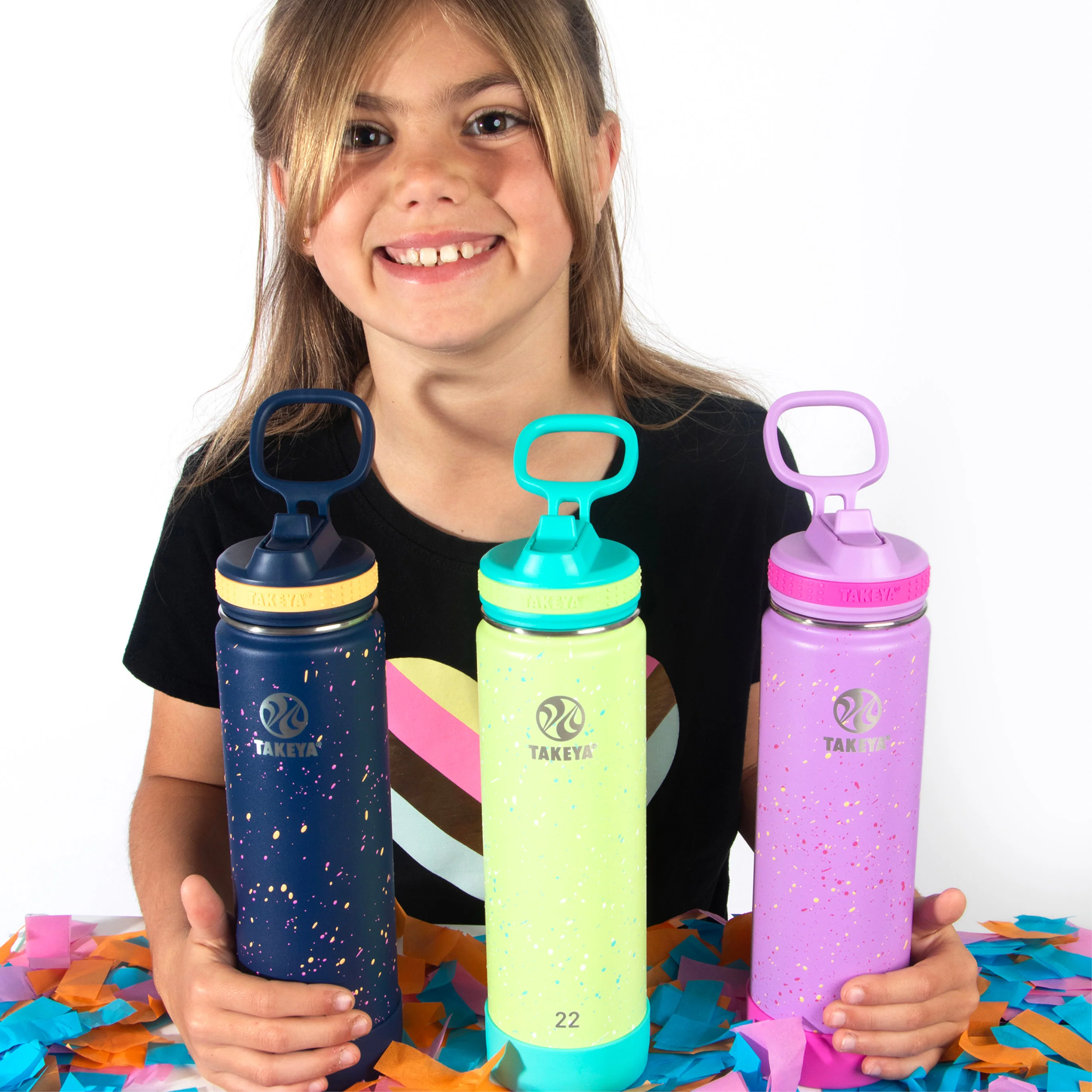 Actives Water Bottle With Straw Lid - Image 119