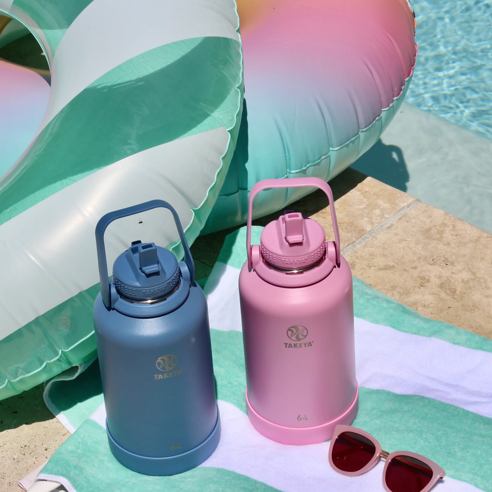 Actives Water Bottle With Straw Lid - Image 40
