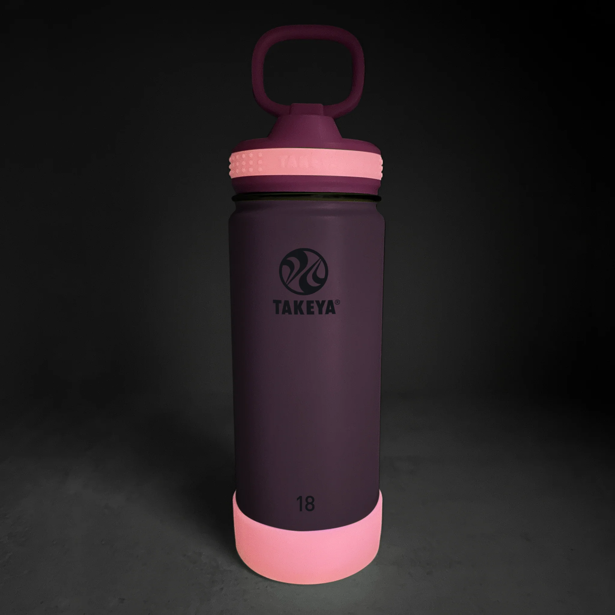 Actives Kids Glow In The Dark Water Bottle With Straw Lid - Image 13