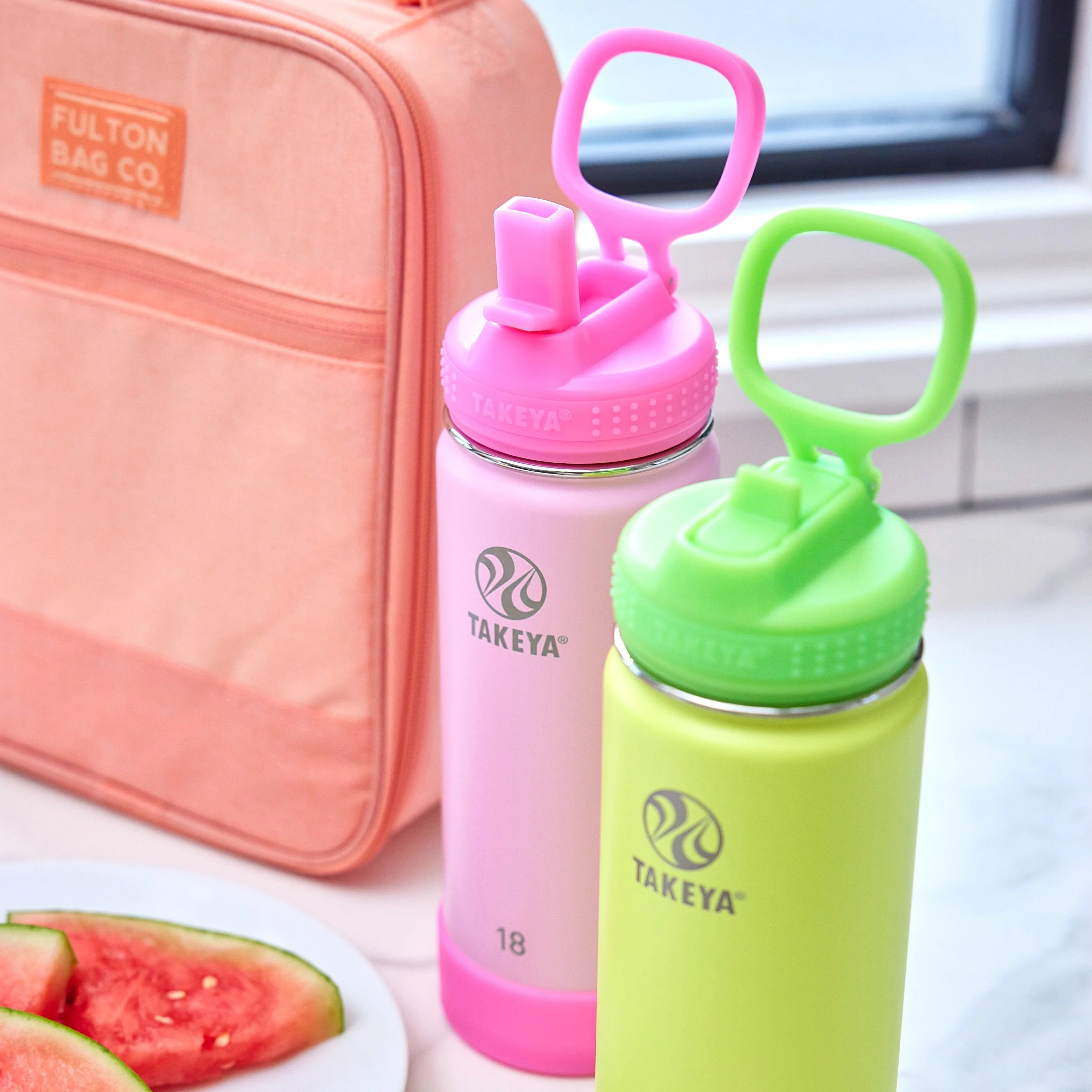 Actives Kids Glow In The Dark Water Bottle With Straw Lid - Image 18