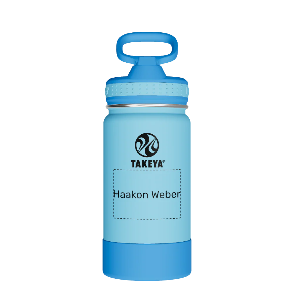 Actives Kids Water Bottle With Straw Lid - customized