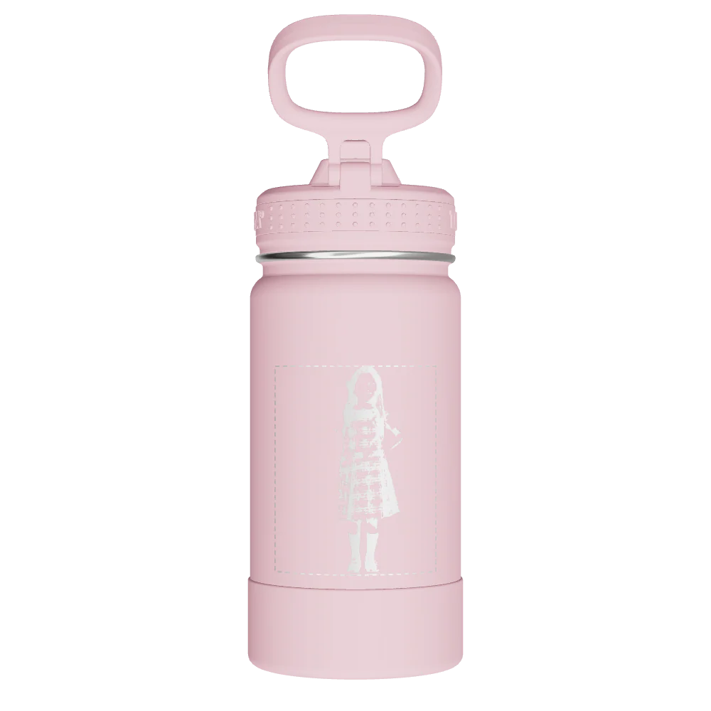 Actives Kids Water Bottle With Straw Lid - customized - Image 2