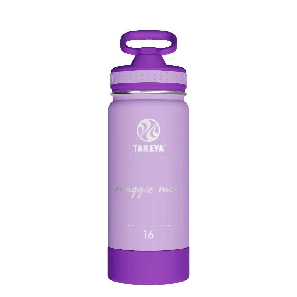 Actives Kids Water Bottle With Straw Lid - customized