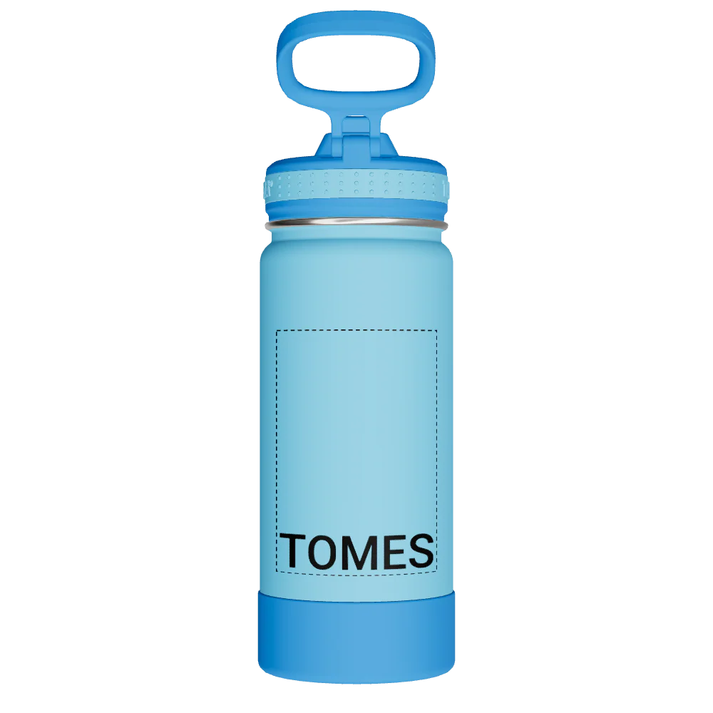Actives Kids Water Bottle With Straw Lid - customized