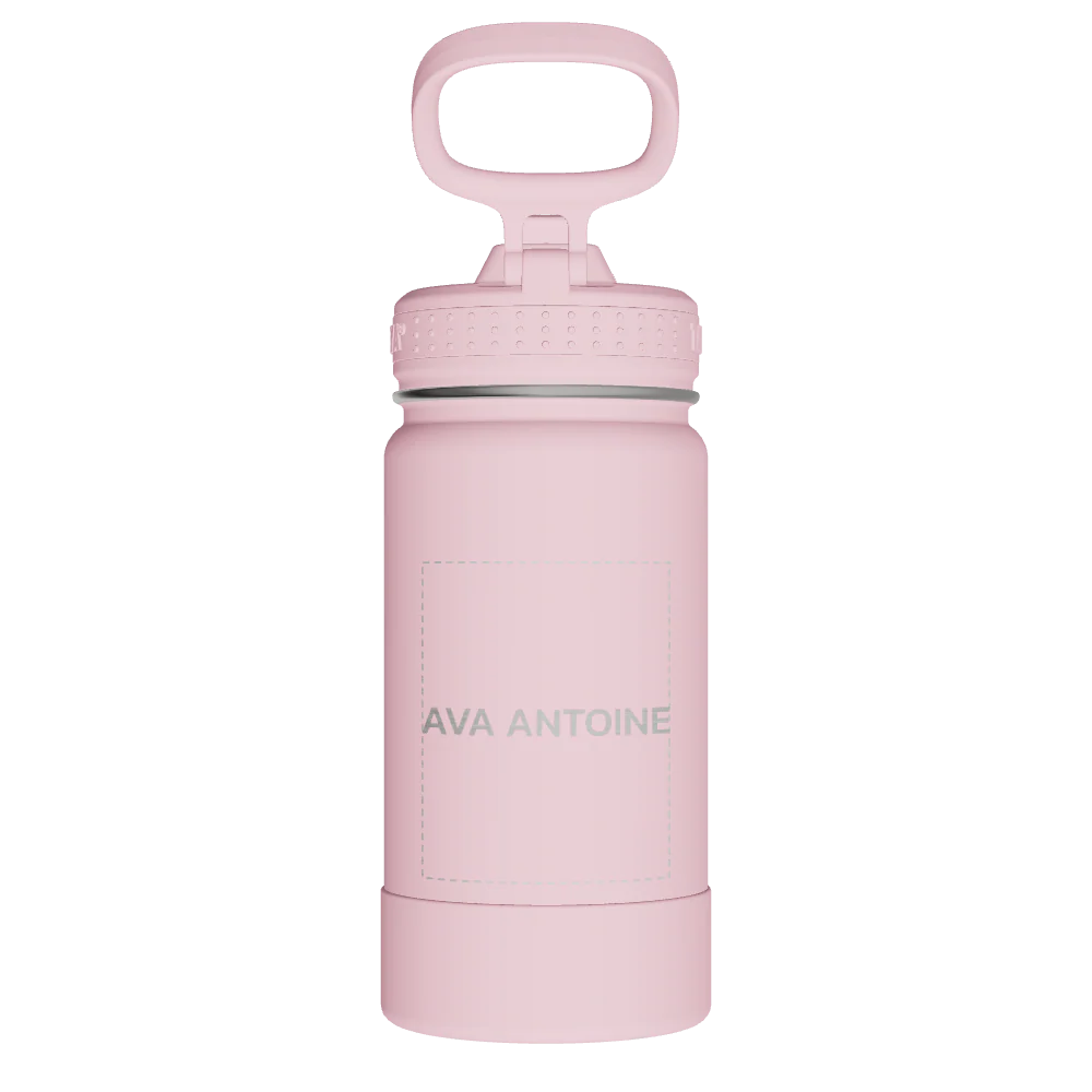 Actives Kids Water Bottle With Straw Lid - customized - Image 2