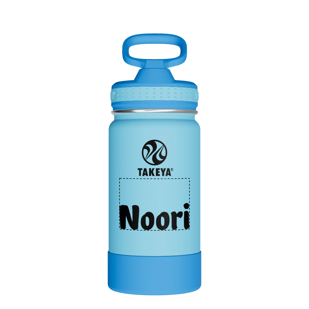 Actives Kids Water Bottle With Straw Lid - customized