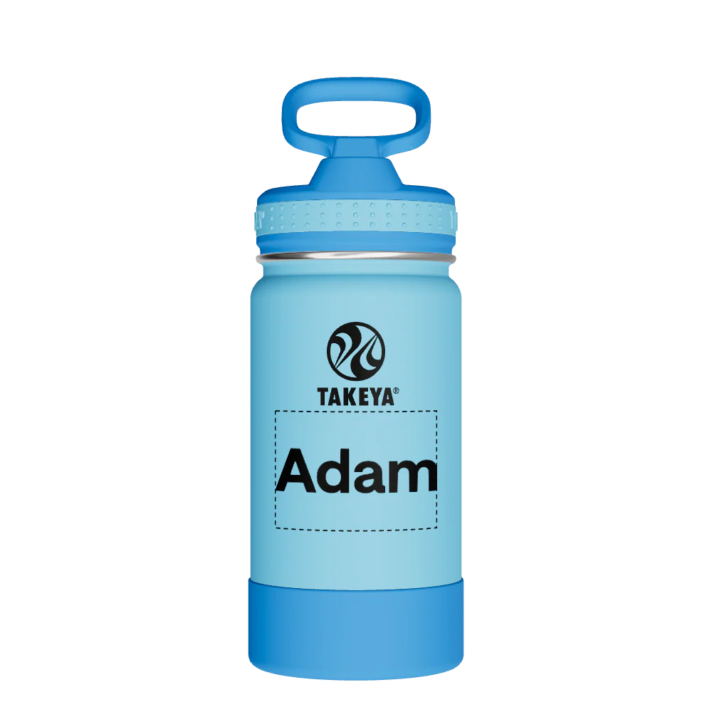 Actives Kids Water Bottle With Straw Lid - customized