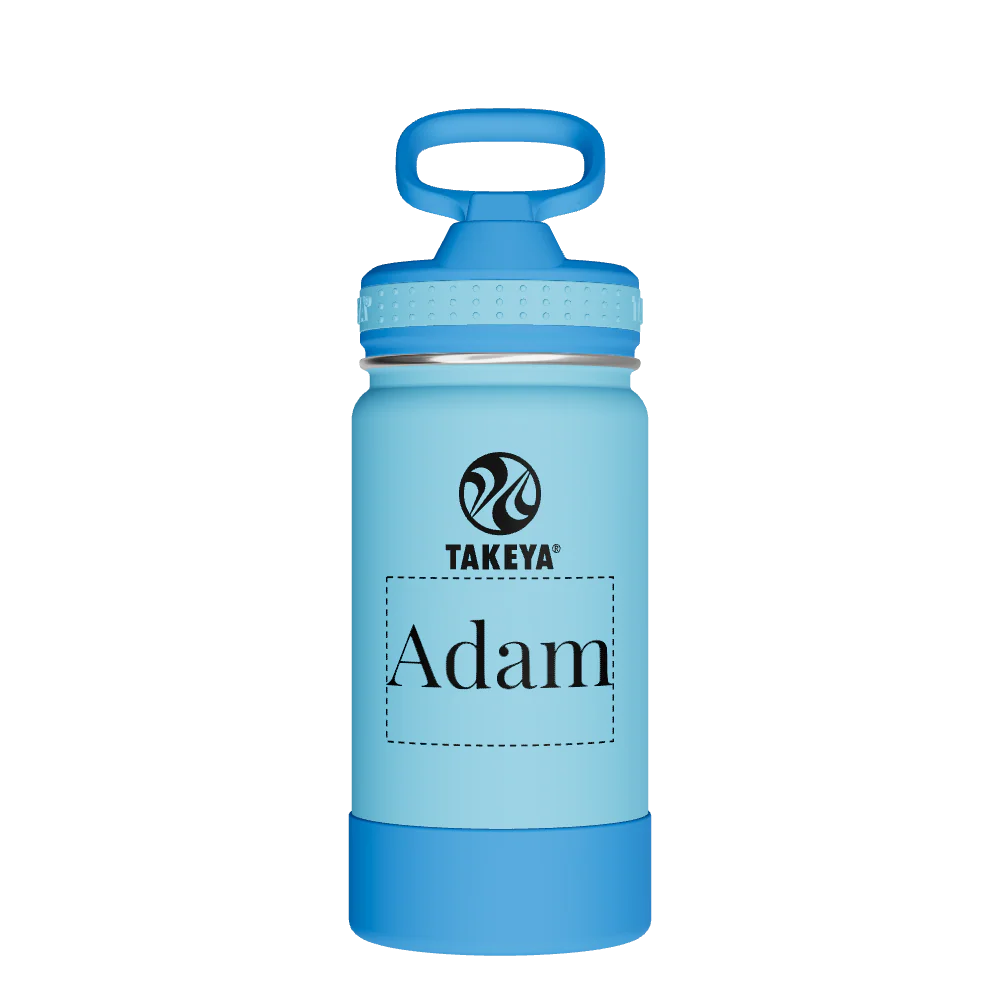 Actives Kids Water Bottle With Straw Lid - customized