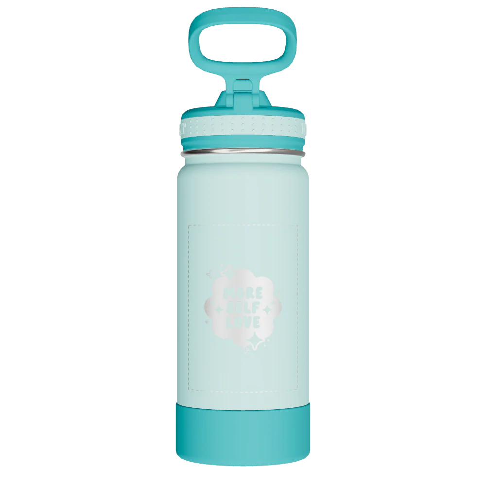 Actives Kids Water Bottle With Straw Lid - customized - Image 2