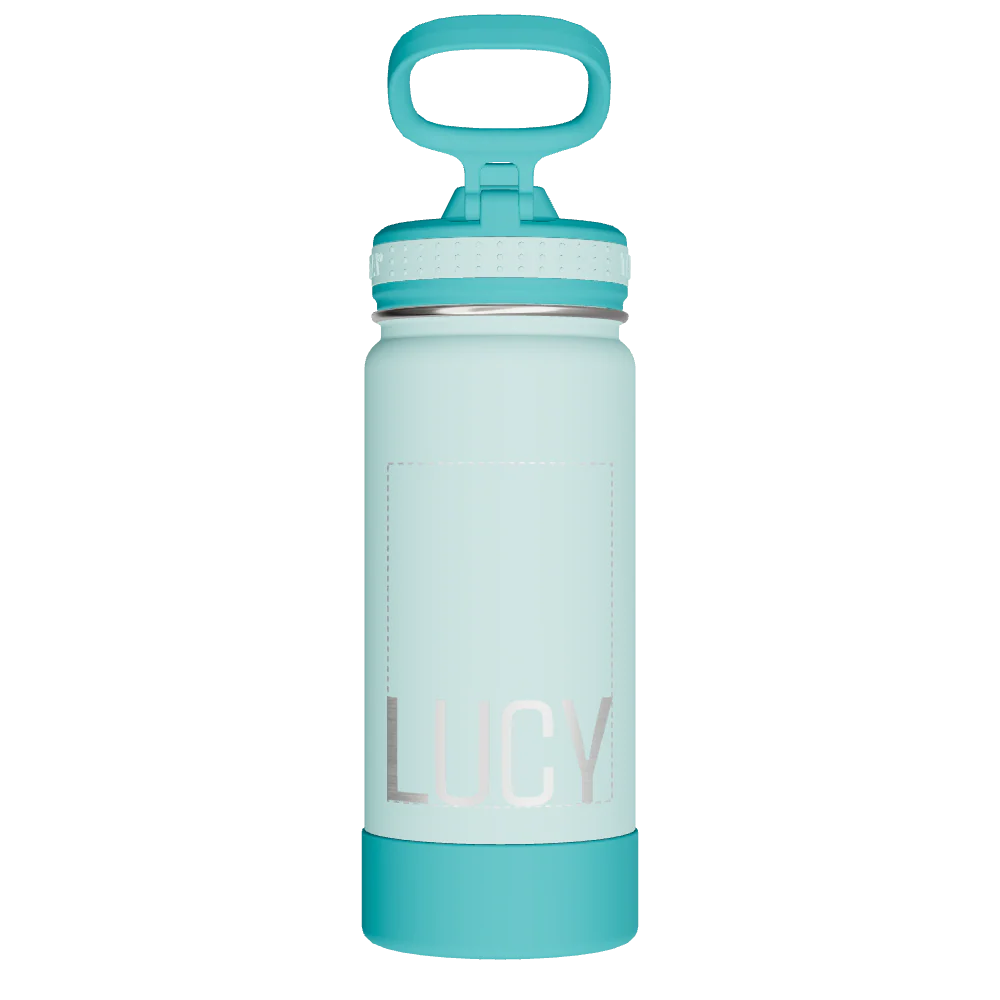 Actives Kids Water Bottle With Straw Lid - customized