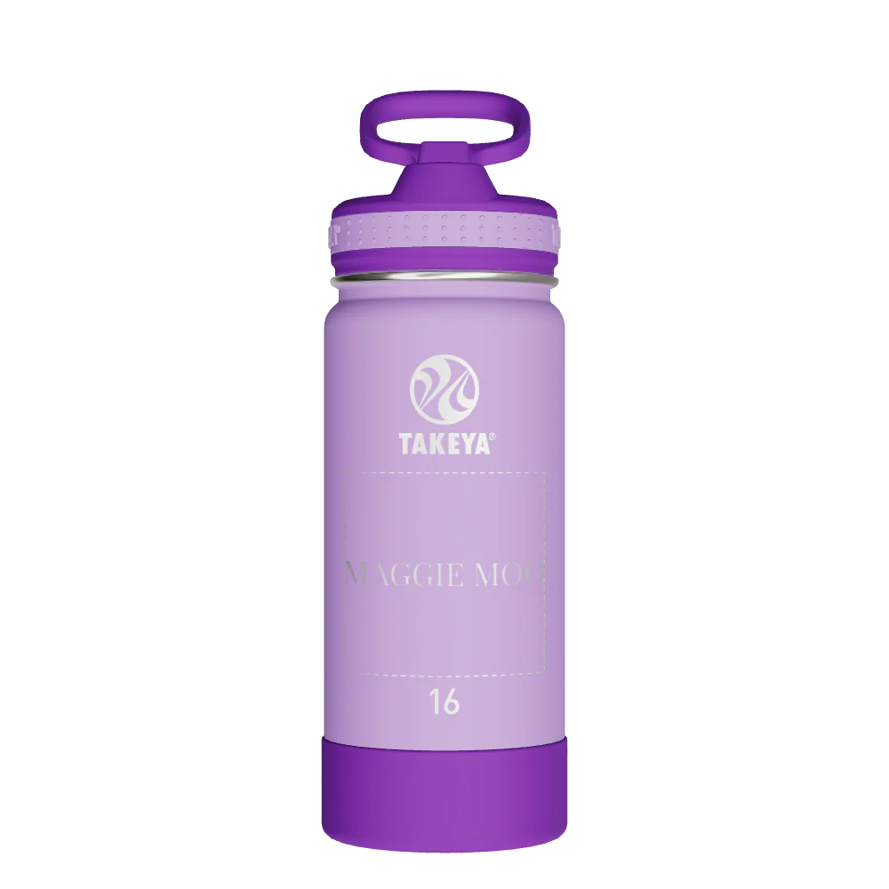 Actives Kids Water Bottle With Straw Lid - customized