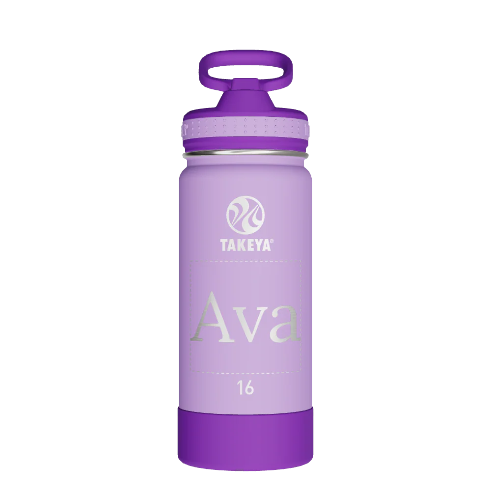 Actives Kids Water Bottle With Straw Lid - customized