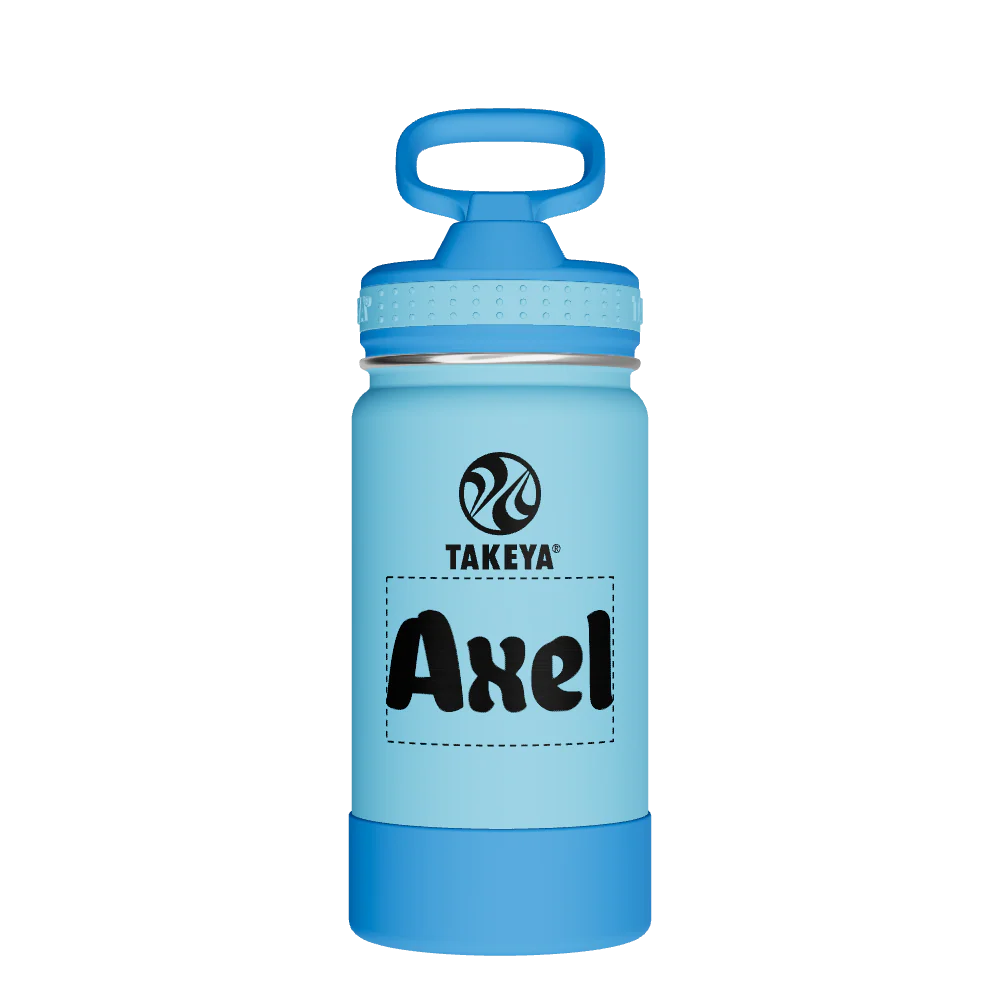 Actives Kids Water Bottle With Straw Lid - customized