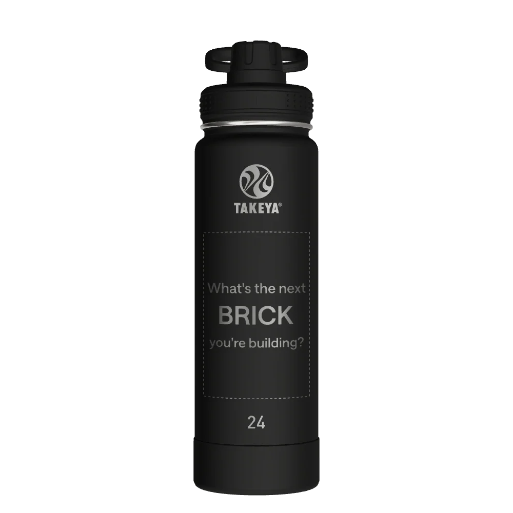 Actives Water Bottle With Spout Lid - customized