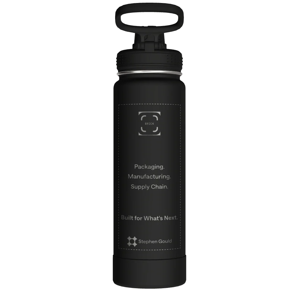Actives Water Bottle With Spout Lid - customized - Image 2
