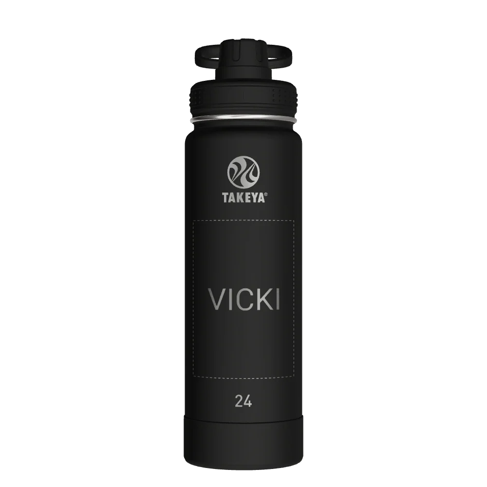 Actives Water Bottle With Spout Lid - customized