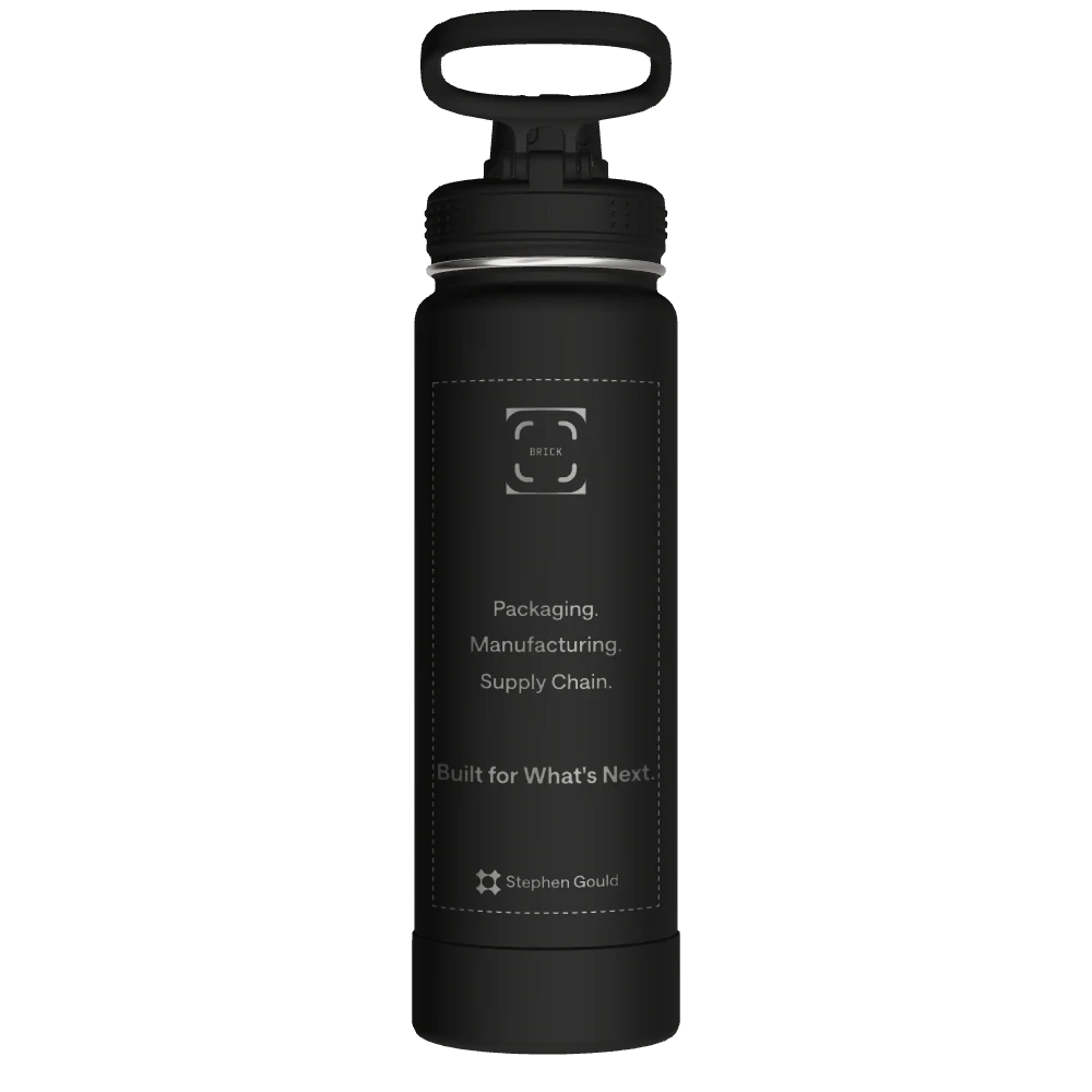 Actives Water Bottle With Spout Lid - customized - Image 2