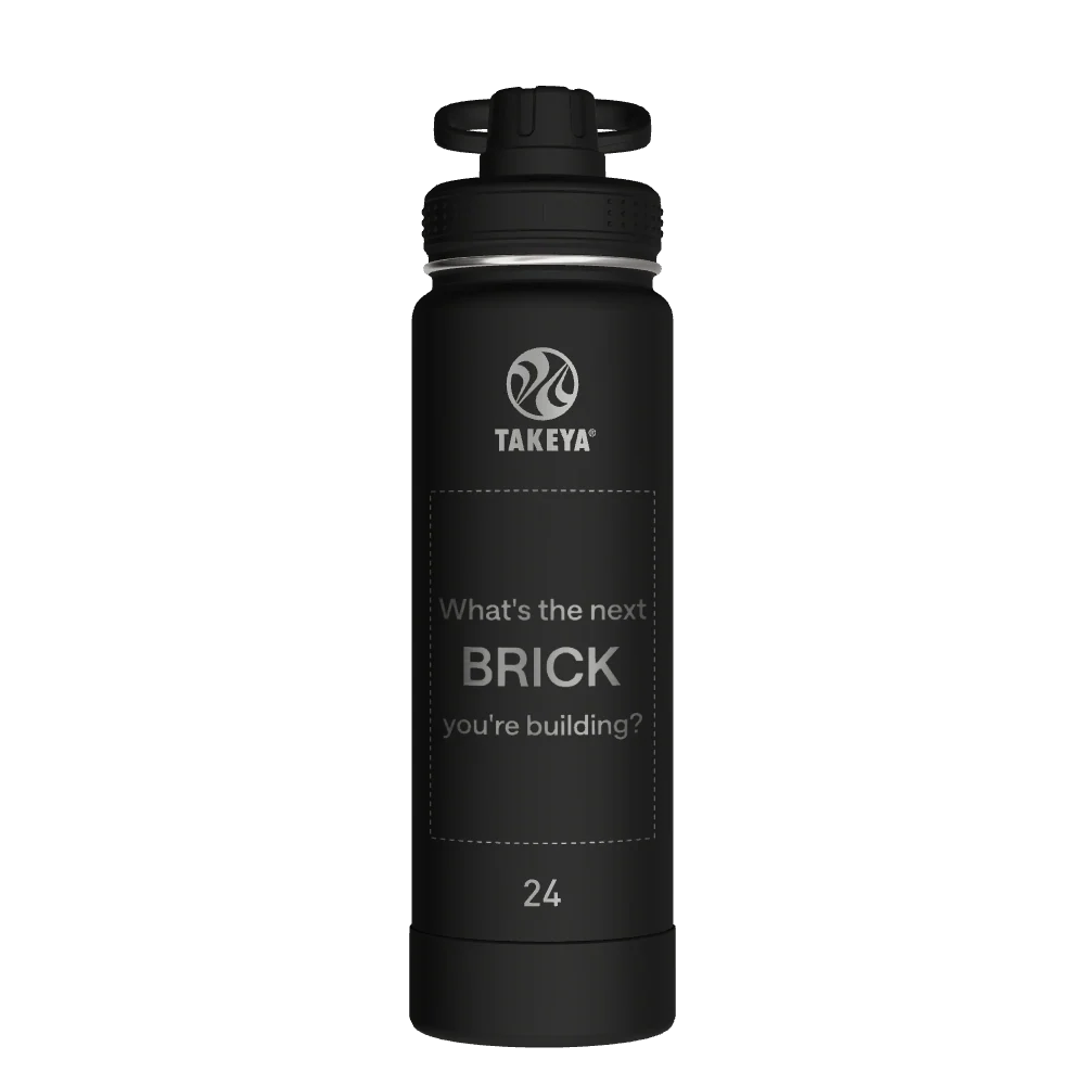 Actives Water Bottle With Spout Lid - customized