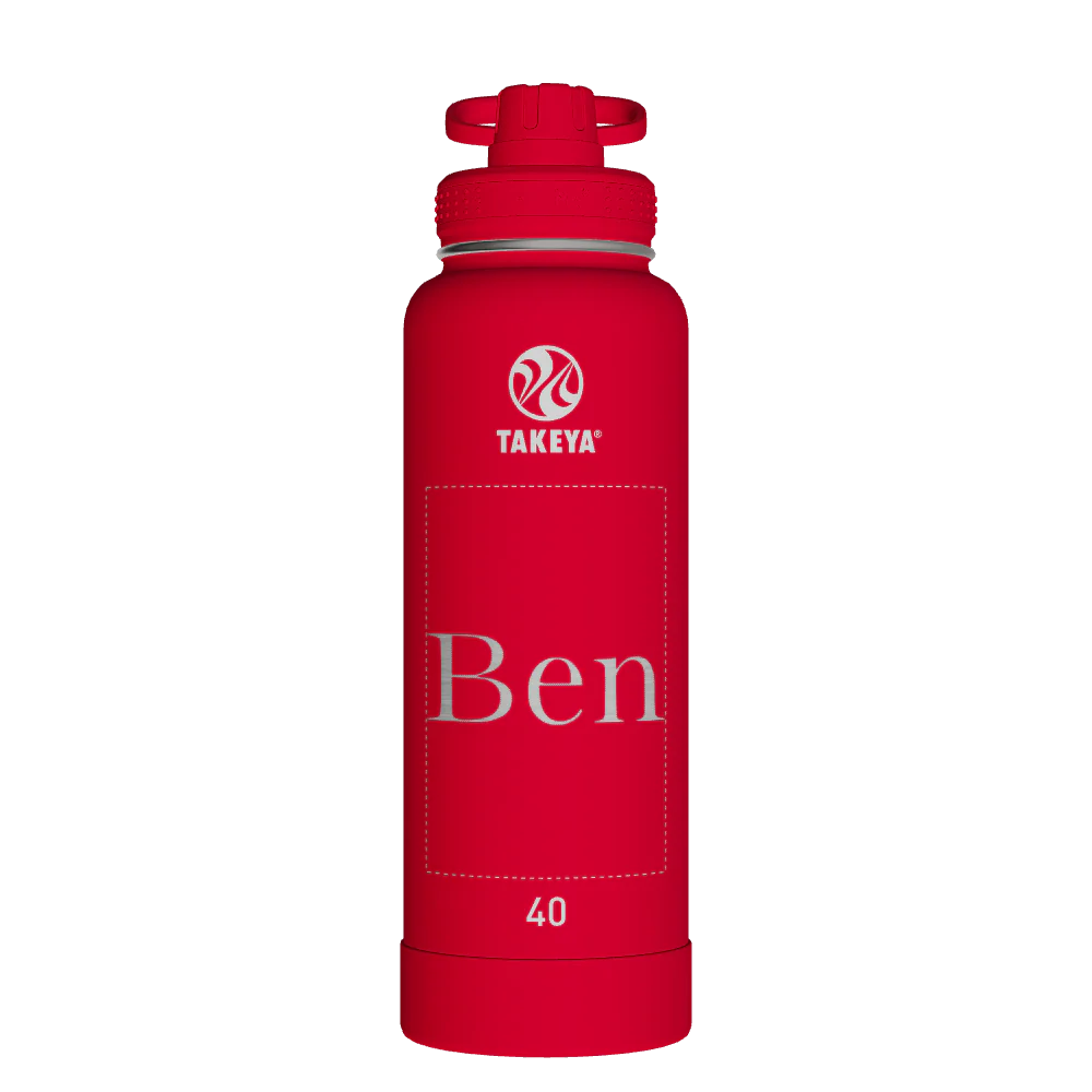 Actives Water Bottle With Spout Lid - customized