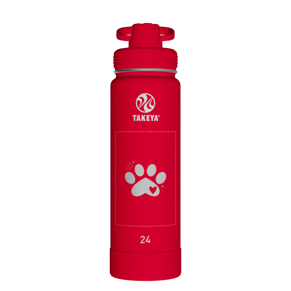 Actives Water Bottle With Spout Lid - customized