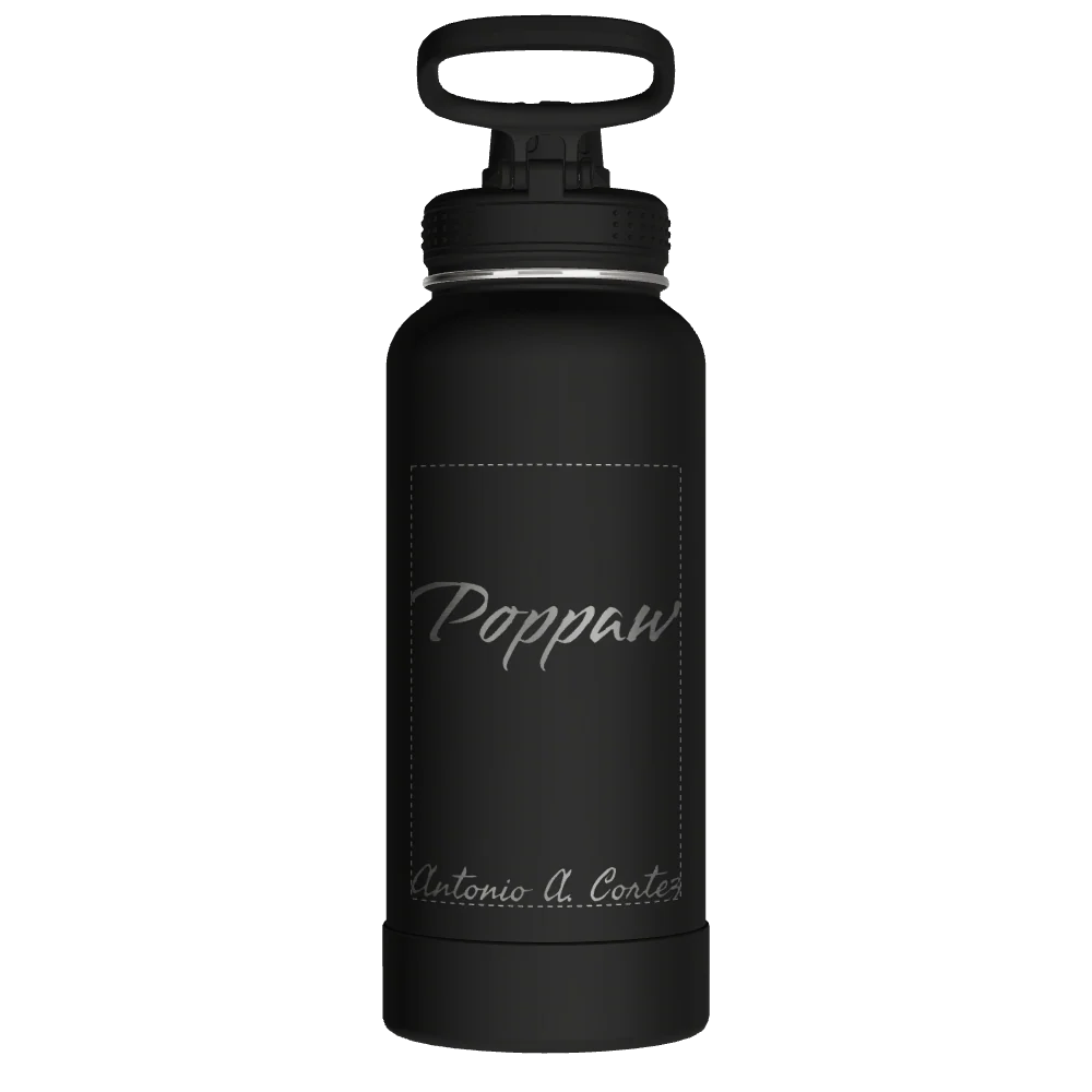 Actives Water Bottle With Spout Lid - customized - Image 2