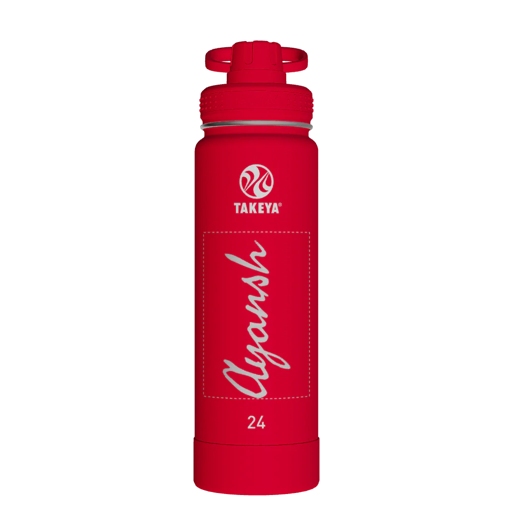 Actives Water Bottle With Spout Lid - customized