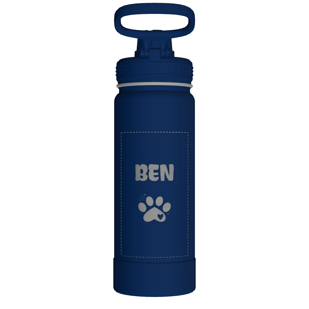 Actives Water Bottle With Spout Lid - customized