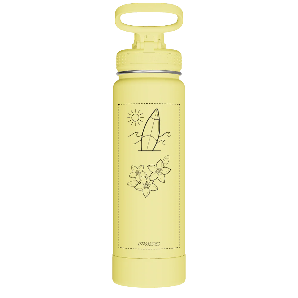 Actives Water Bottle With Spout Lid - customized - Image 2