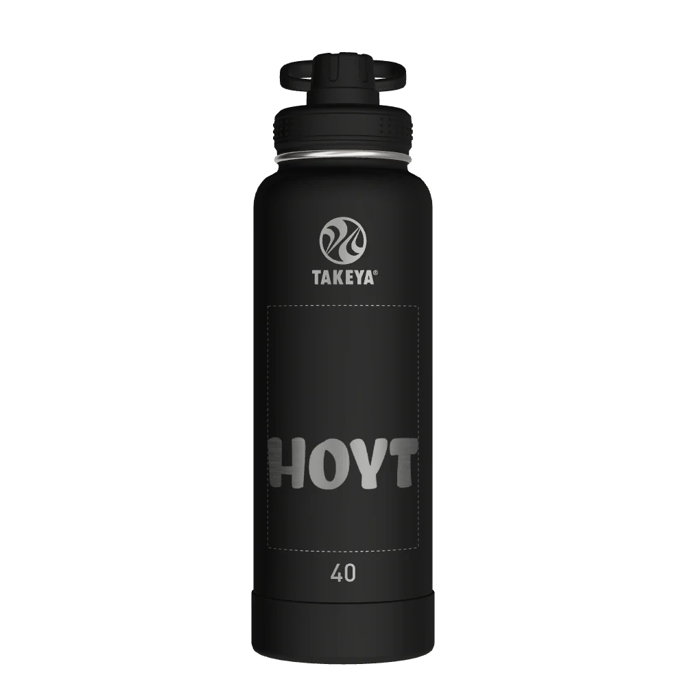 Actives Water Bottle With Spout Lid - customized