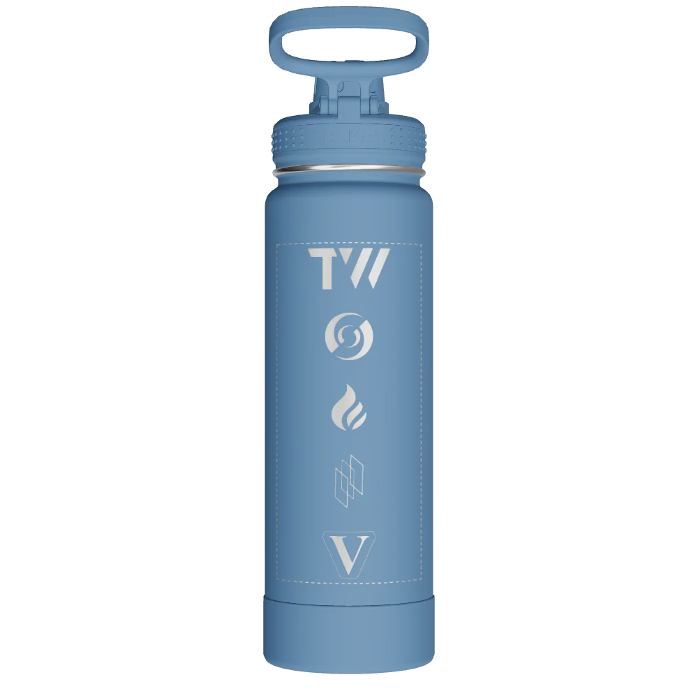 Actives Water Bottle With Spout Lid - customized - Image 2