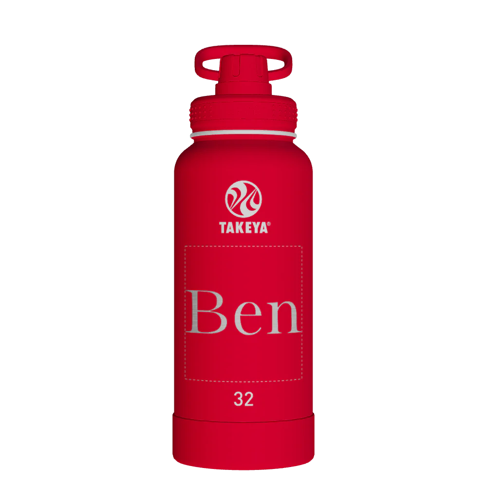 Actives Water Bottle With Spout Lid - customized