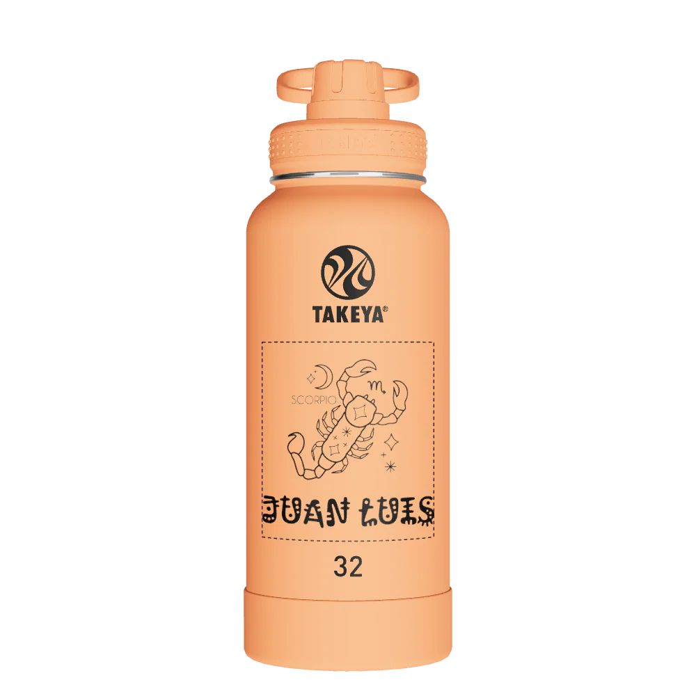 Actives Water Bottle With Spout Lid - customized