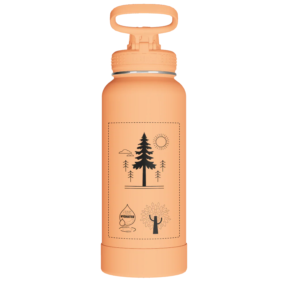 Actives Water Bottle With Spout Lid - customized - Image 2