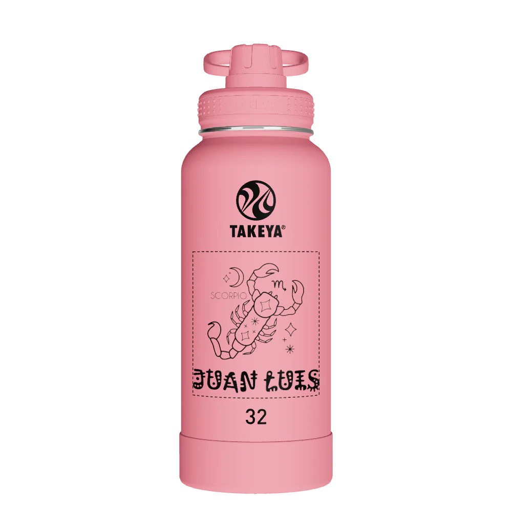 Actives Water Bottle With Spout Lid - customized
