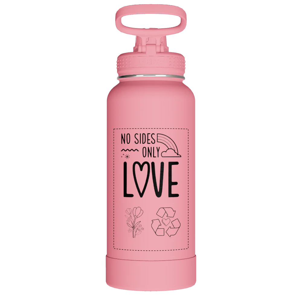 Actives Water Bottle With Spout Lid - customized - Image 2