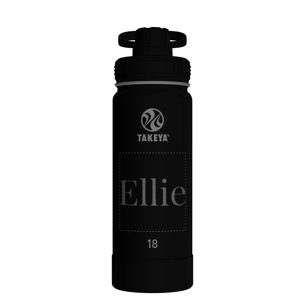 Actives Water Bottle With Spout Lid - customized
