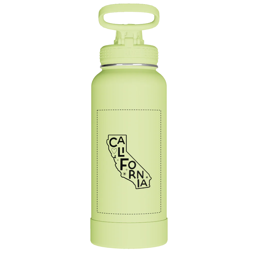 Actives Water Bottle With Spout Lid - customized - Image 2