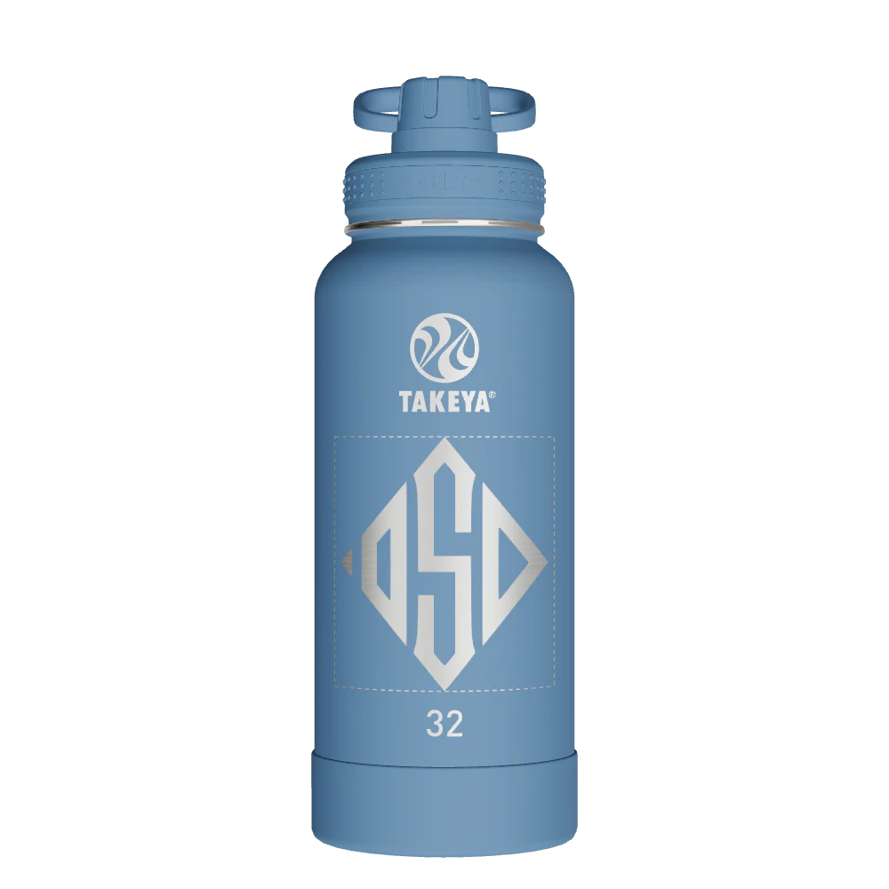 Actives Water Bottle With Spout Lid - customized
