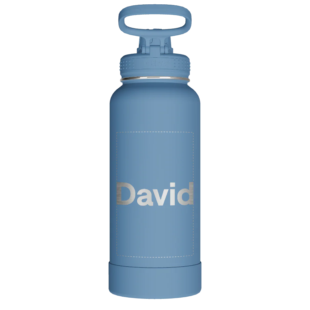 Actives Water Bottle With Spout Lid - customized - Image 2