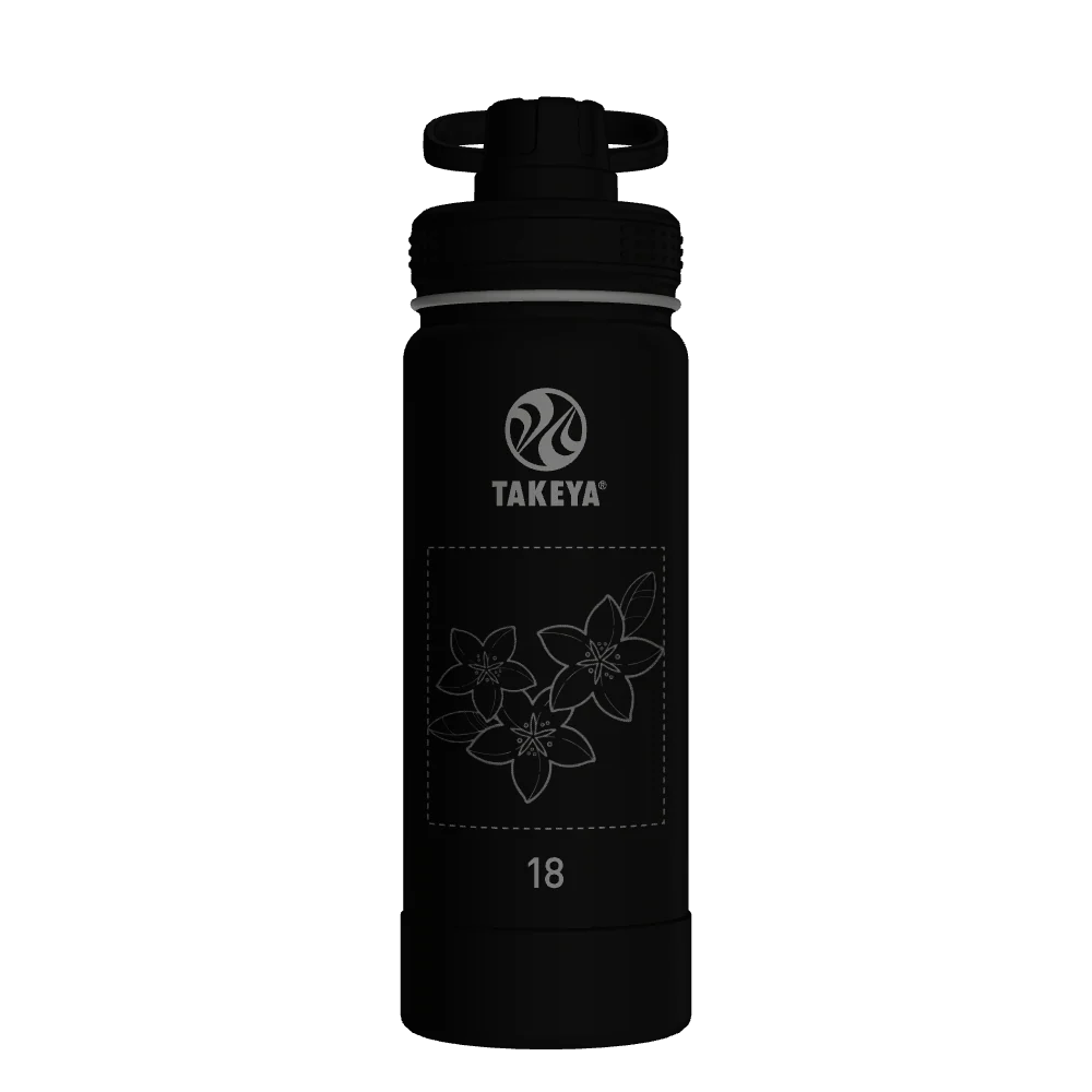 Actives Water Bottle With Spout Lid - customized