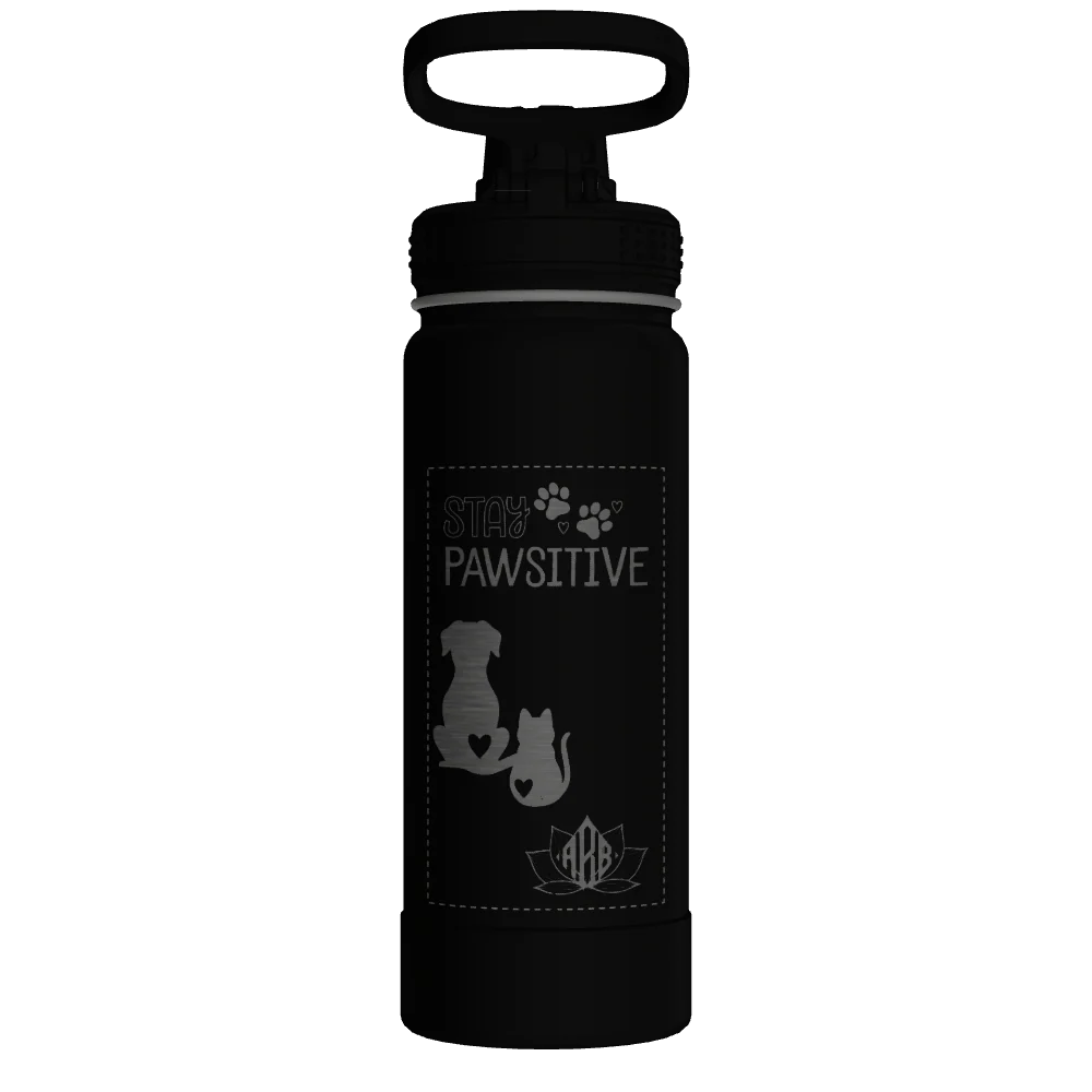 Actives Water Bottle With Spout Lid - customized - Image 2