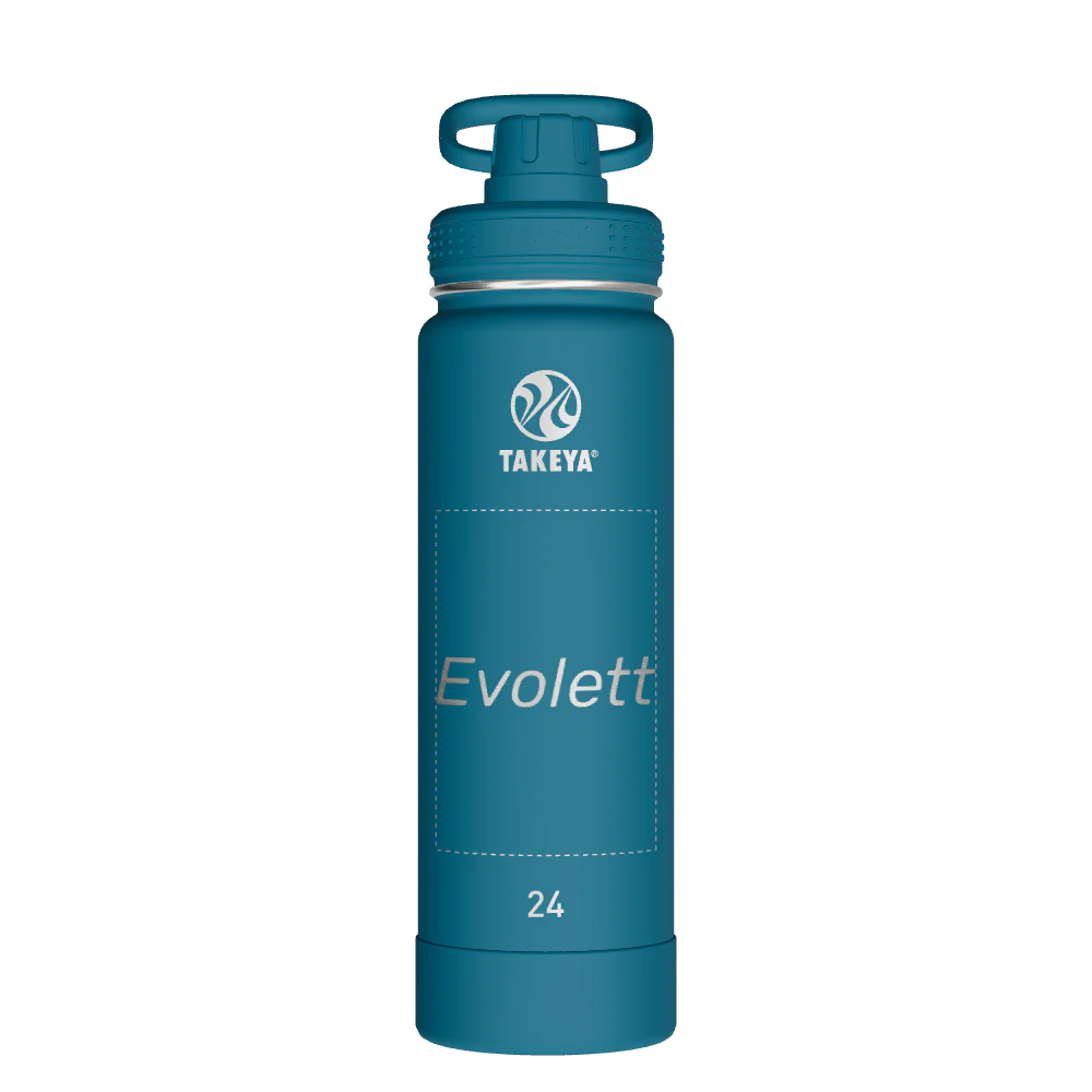 Actives Water Bottle With Spout Lid - customized