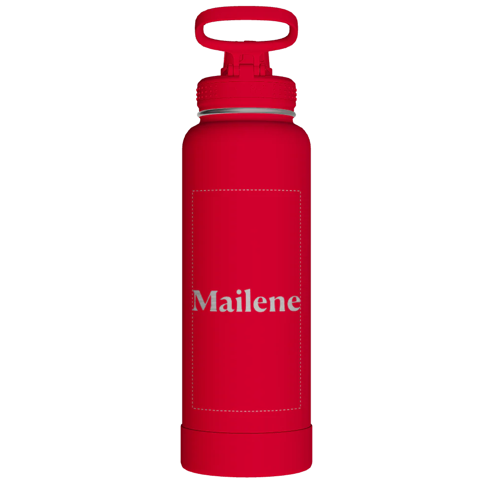 Actives Water Bottle With Spout Lid - customized - Image 2