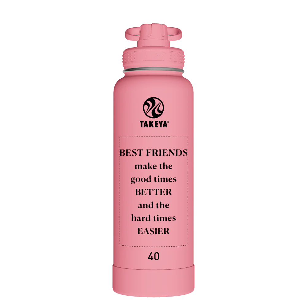 Actives Water Bottle With Spout Lid - customized