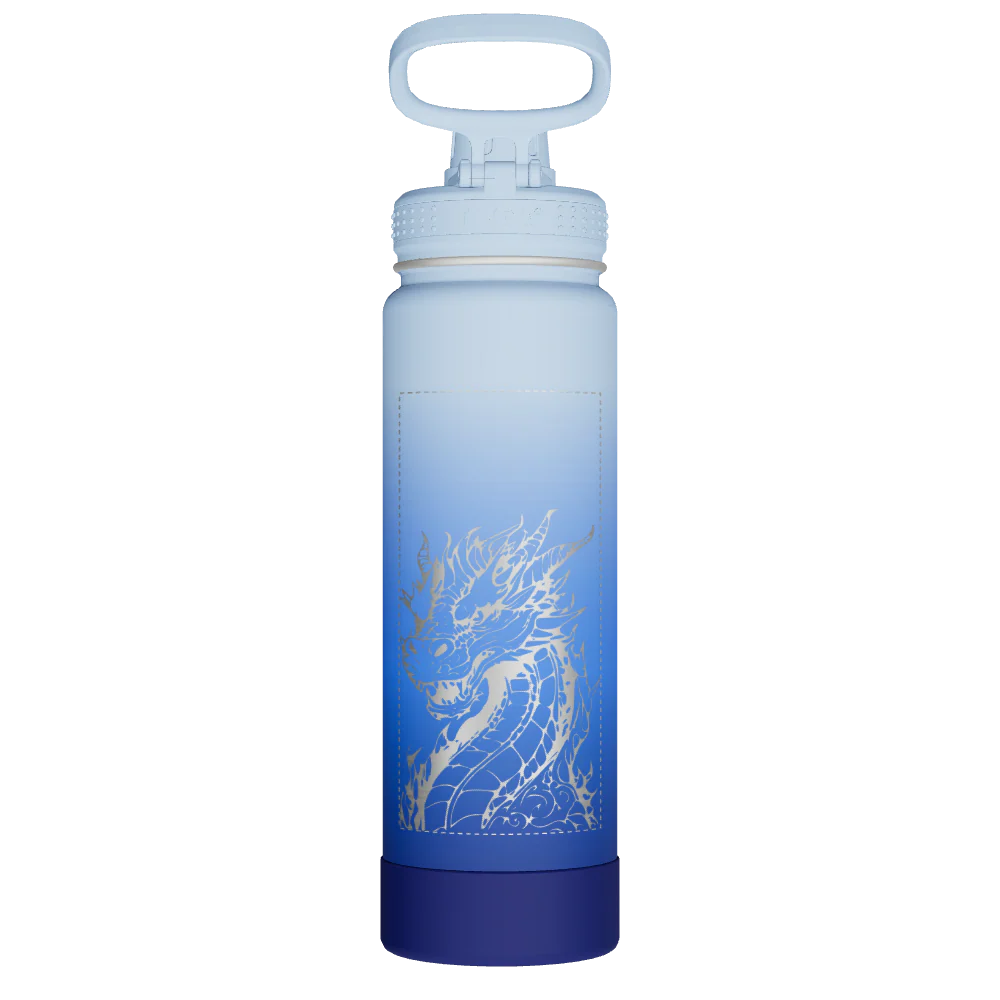 Actives Water Bottle With Spout Lid - customized - Image 2