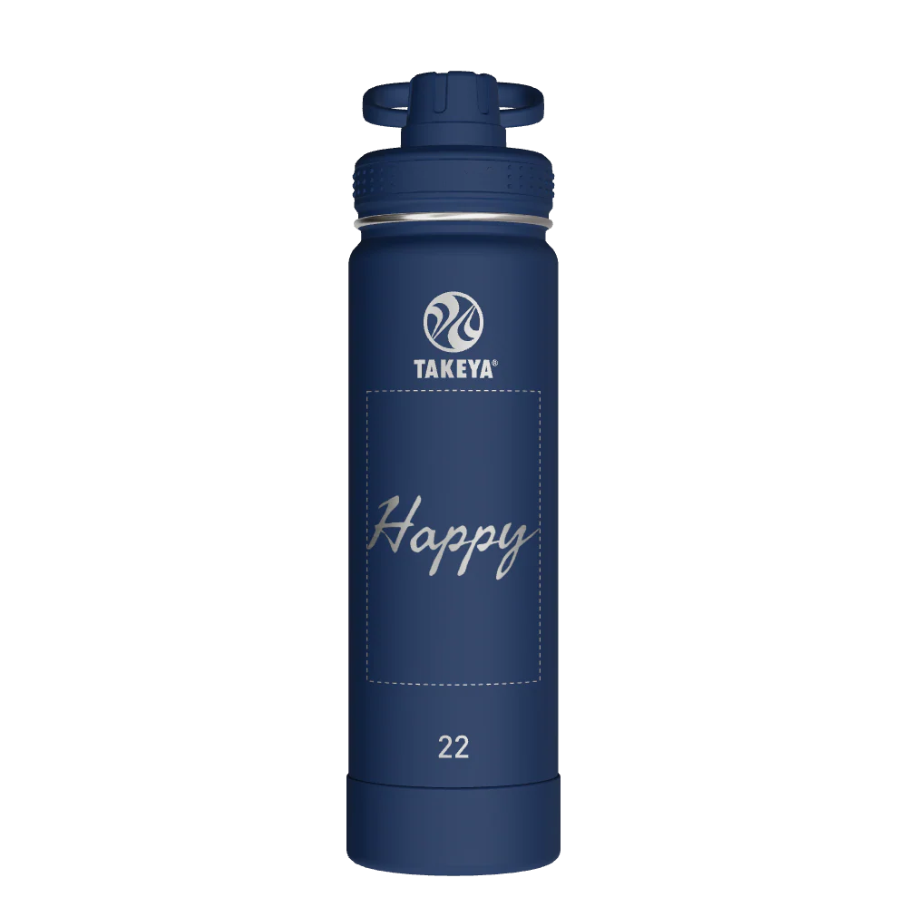 Actives Water Bottle With Spout Lid - customized