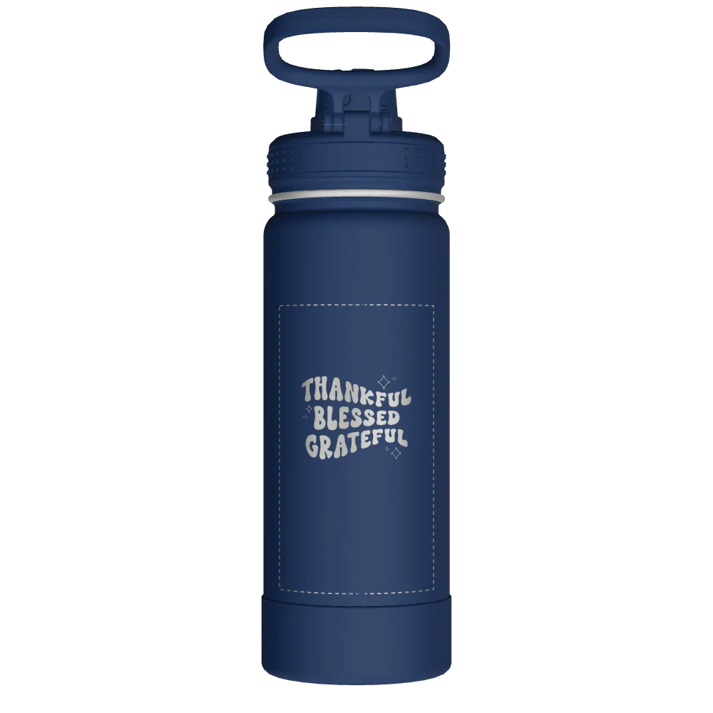 Actives Water Bottle With Spout Lid - customized - Image 2